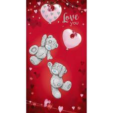 Tatty Teddy With Heart Balloons Me to You Valentine's Day Card Image Preview